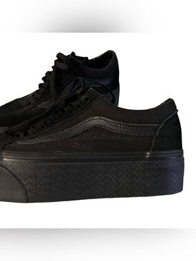 Vans Black Platform Old Skool Sneakers